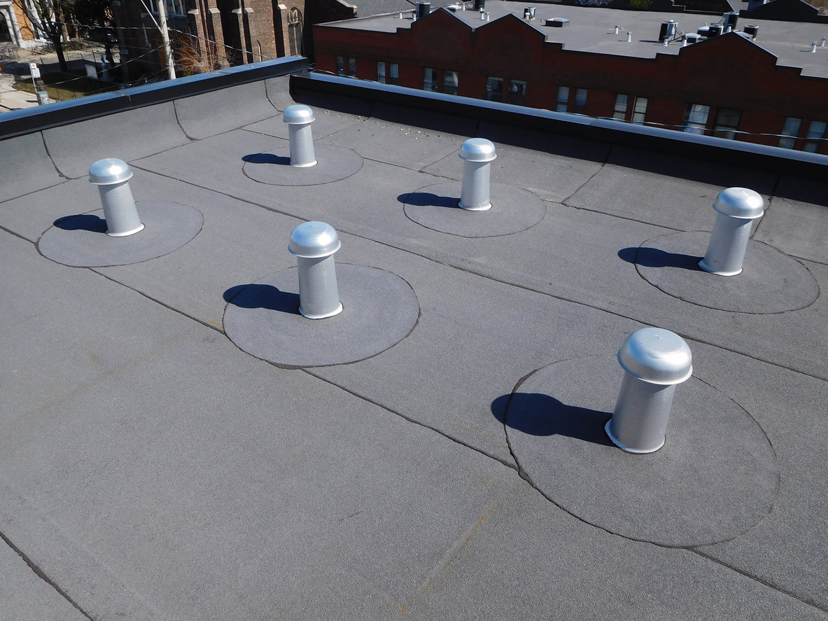 flat roof vents for houses